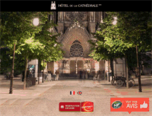 Tablet Screenshot of hotel-cathedrale-reims.fr